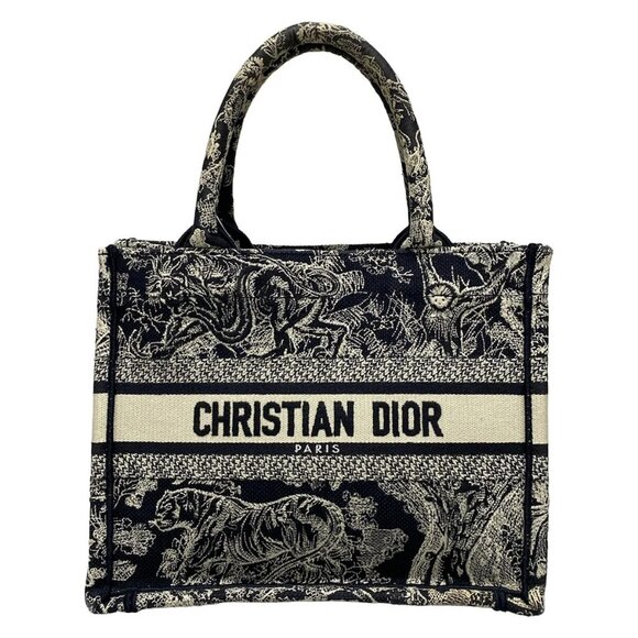 Auth DIOR/ChristianDior Book tote small bag - Picture 1 of 16